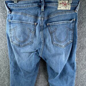 TRUE RELIGION JENNIE CURVY High RISE SKINNY Women Size 29 Stretch Denim Jeans